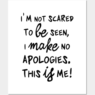 no apologies Posters and Art